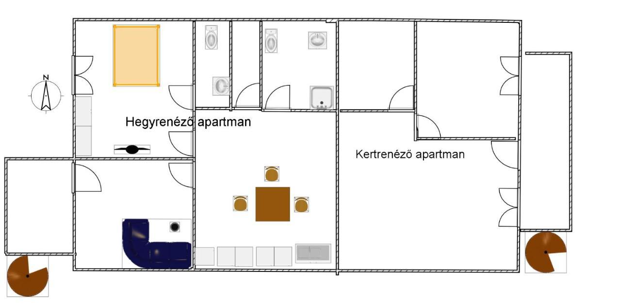 Bella Badacsony Apartmanhaz Apartment Badacsonytomaj Exterior foto